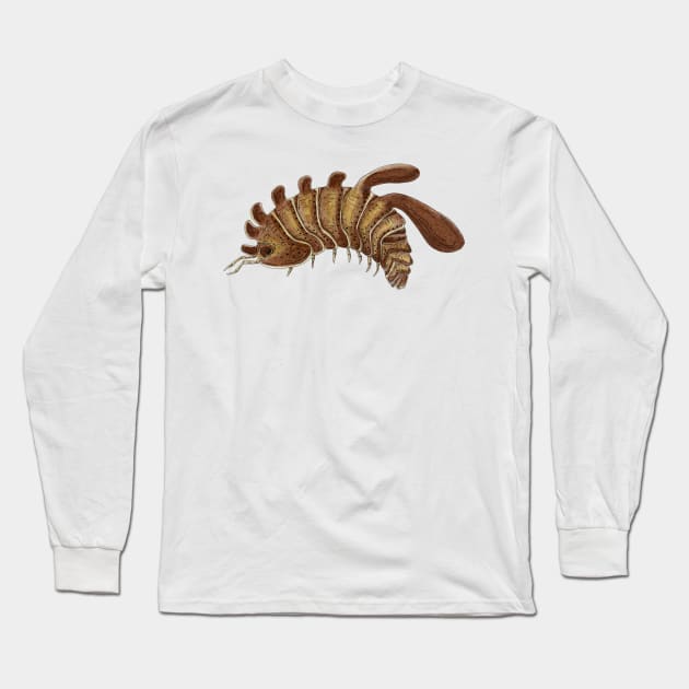 Stigmops howensis Isopod Long Sleeve T-Shirt by paintedpansy